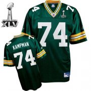 Wholesale Cheap Packers #74 Aaron Kampman Green Super Bowl XLV Stitched NFL Jersey