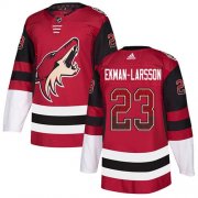 Wholesale Cheap Adidas Coyotes #23 Oliver Ekman-Larsson Maroon Home Authentic Drift Fashion Stitched NHL Jersey