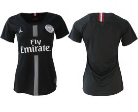 Wholesale Cheap Women\'s Jordan Paris Saint-Germain Blank Home Soccer Club Jersey