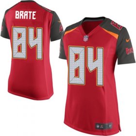 Wholesale Cheap Nike Buccaneers #84 Cameron Brate Red Team Color Women\'s Stitched NFL New Elite Jersey