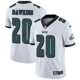 Wholesale Cheap Nike Eagles #20 Brian Dawkins White Youth Stitched NFL Vapor Untouchable Limited Jersey