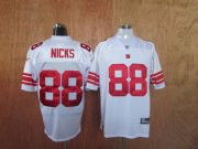 Wholesale Cheap Giants #88 Hakeem Nicks White Stitched NFL Jersey