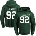 Wholesale Cheap Nike Packers #92 Reggie White Green Name & Number Pullover NFL Hoodie
