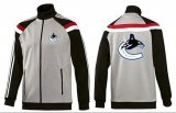 Wholesale Cheap NHL Vancouver Canucks Zip Jackets Grey