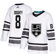 Wholesale Cheap Adidas Kings #8 Drew Doughty White Authentic 2019 All-Star Stitched Youth NHL Jersey