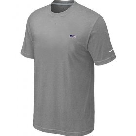 Wholesale Cheap Nike Seattle Seahawks Chest Embroidered Logo T-Shirt Grey