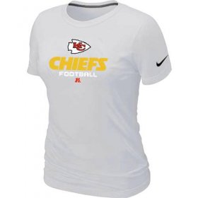 Wholesale Cheap Women\'s Nike Kansas City Chiefs Critical Victory NFL T-Shirt White