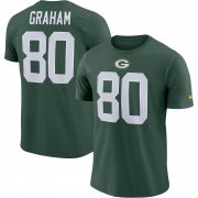 Wholesale Cheap Green Bay Packers #80 Jimmy Graham Nike Player Pride Name & Number Performance T-Shirt Green