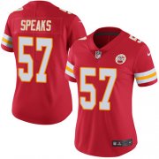 Wholesale Cheap Nike Chiefs #57 Breeland Speaks Red Team Color Women's Stitched NFL Vapor Untouchable Limited Jersey