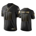 Wholesale Cheap Nike Eagles Custom Black Golden Limited Edition Stitched NFL Jersey