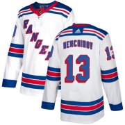 Wholesale Cheap Adidas Rangers #13 Sergei Nemchinov White Away Authentic Stitched NHL Jersey