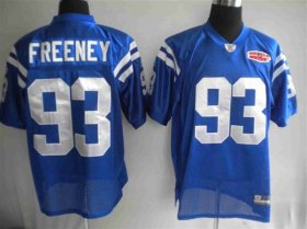 Wholesale Cheap Colts #93 Dwight Freeney Blue With Super Bowl Patch Stitched NFL Jersey