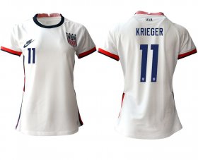 Wholesale Cheap Women 2020-2021 Season National Team America home aaa 11 white Soccer Jerseys