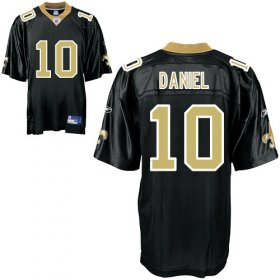 Wholesale Cheap Saints #10 Chase Daniel Black Stitched NFL Jersey