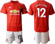 Wholesale Cheap Men 2020-2021 club Manchester United home 12 red Soccer Jerseys