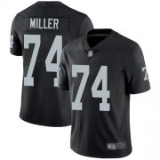 Wholesale Cheap Nike Raiders #74 Kolton Miller Black Team Color Men's Stitched NFL Vapor Untouchable Limited Jersey