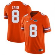 Wholesale Cheap Florida Gators Orange #8 Malik Zaire Football Player Performance Jersey