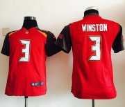 Wholesale Cheap Nike Buccaneers #3 Jameis Winston Red Team Color Youth Stitched NFL New Elite Jersey