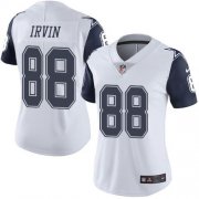 Wholesale Cheap Nike Cowboys #88 Michael Irvin White Women's Stitched NFL Limited Rush Jersey