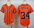 Wholesale Cheap Astros #34 Nolan Ryan Orange Cool Base Stitched Youth MLB Jersey