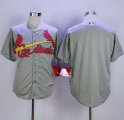 Wholesale Cheap Cardinals Blank Grey Cool Base Stitched MLB Jersey