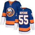 Wholesale Cheap Adidas Islanders #55 Johnny Boychuk Royal Blue Home Authentic Stitched NHL Jersey