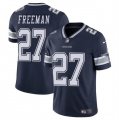 Cheap Youth Dallas Cowboys #27 Royce Freeman Navy Vapor Untouchable Limited Stitched Football Jersey
