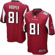 Wholesale Cheap Nike Falcons #81 Austin Hooper Red Team Color Youth Stitched NFL Elite Jersey