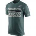 Wholesale Cheap Philadelphia Eagles Nike Team Stripe T-Shirt Green
