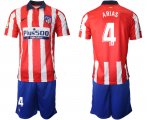 Wholesale Cheap Men 2020-2021 club Atletico Madrid home 4 red Soccer Jerseys