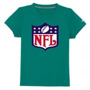 Wholesale Cheap NFL Logo Youth T-Shirt Green