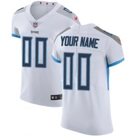 Wholesale Cheap Nike Tennessee Titans Customized White Stitched Vapor Untouchable Elite Men\'s NFL Jersey