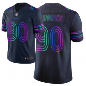 Wholesale Cheap Nike Cowboys #90 Demarcus Lawrence Navy Men\'s Stitched NFL Limited City Edition Jersey