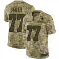 Wholesale Cheap Nike Cowboys #77 Tyron Smith Camo Men's Stitched NFL Limited 2018 Salute To Service Jersey