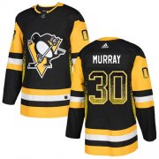 Wholesale Cheap Adidas Penguins #30 Matt Murray Black Home Authentic Drift Fashion Stitched NHL Jersey