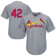 Wholesale Cheap St. Louis Cardinals #42 Majestic 2019 Jackie Robinson Day Official Cool Base Jersey Gray