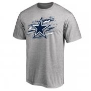 Wholesale Cheap Men's Dallas Cowboys Pro Line Heathered Gray True Color T-Shirt