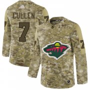 Wholesale Cheap Adidas Wild #7 Matt Cullen Camo Authentic Stitched NHL Jersey