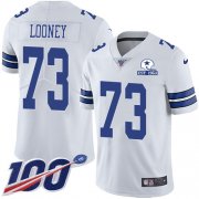 Wholesale Cheap Nike Cowboys #73 Joe Looney White Men's Stitched With Established In 1960 Patch NFL 100th Season Vapor Untouchable Limited Jersey