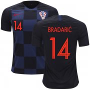 Wholesale Cheap Croatia #14 Bradaric Away Kid Soccer Country Jersey