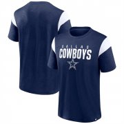 Wholesale Men's Dallas Cowboys Navy White Home Stretch Team T-Shirt