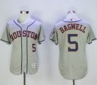 Wholesale Cheap Astros #5 Jeff Bagwell Grey Flexbase Authentic Collection Stitched MLB Jersey
