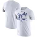 Wholesale Cheap Kansas City Royals Nike Practice T-Shirt White