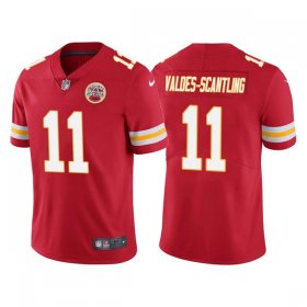 Wholesale Cheap Men\'s Kansas City Chiefs #11 Marquez Valdes-Scantling Red Vapor Untouchable Limited Stitched Football Jersey