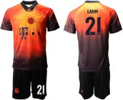 Wholesale Cheap Bayern Munchen #21 Lahm FIFA 19AD Memorial Edition Soccer Club Jersey