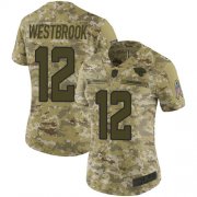 Wholesale Cheap Nike Jaguars #12 Dede Westbrook Camo Women's Stitched NFL Limited 2018 Salute to Service Jersey