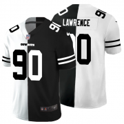 Cheap Dallas Cowboys #90 Demarcus Lawrence Men's Black V White Peace Split Nike Vapor Untouchable Limited NFL Jersey