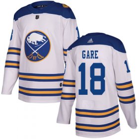 Wholesale Cheap Adidas Sabres #18 Danny Gare White Authentic 2018 Winter Classic Stitched NHL Jersey