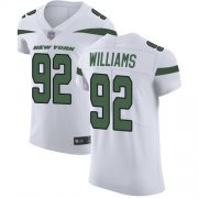 Wholesale Cheap Nike Jets #92 Leonard Williams White Men's Stitched NFL Vapor Untouchable Elite Jersey