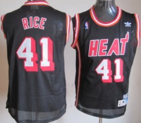 Wholesale Cheap Miami Heat #41 Glen Rice Black Swingman Throwback Jersey